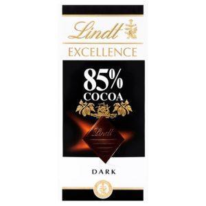 شکلات تلخ لینت Lindt مدل %۸۵ کاکائو ۱۰۰ گرم