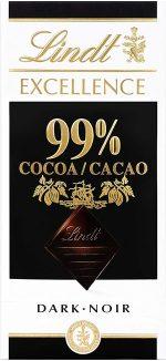 شکلات تلخ لینت Lindt مدل %99 کاکائو ۱۰۰ گرم