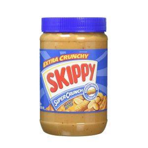 کره بادام زمینی کرانچی بدون گلوتن اسکیپی skippy