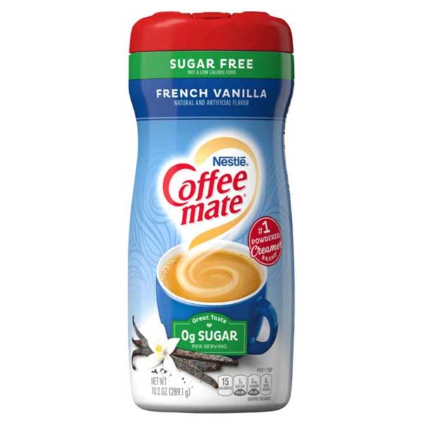 NESTLE-Vanilla-SugarFree-CoffeeMate-289-gr-001 کافی میت وانیلی بدون شکر نستله - ۲۸۹ گرم