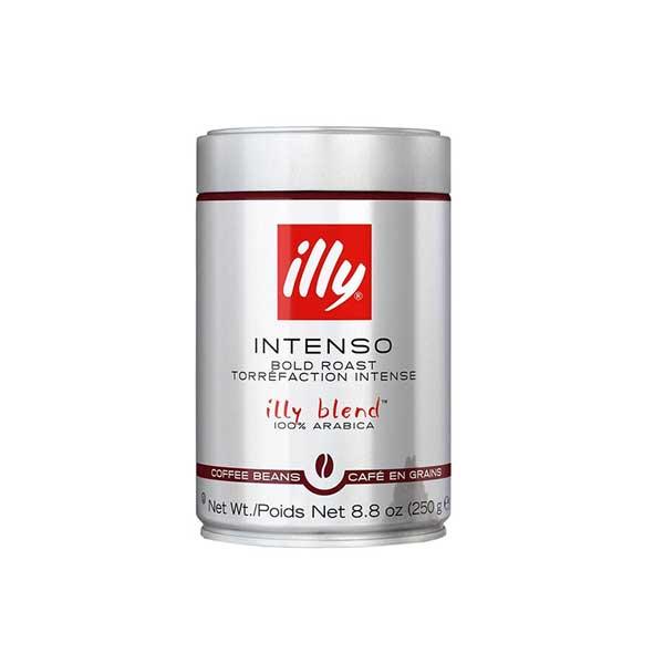 Illy-Intenso-coffee-beans-250-grams دانه قهوه ایلی مدل Intenso مقدار 250 گرم
