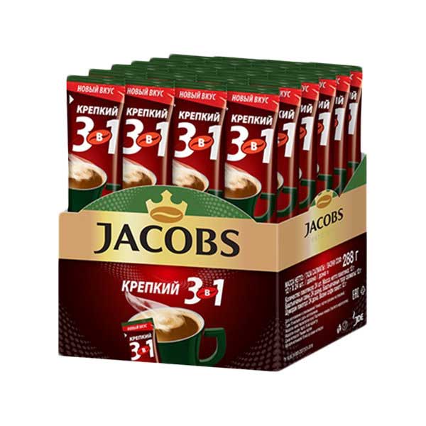 Jacobs-3x1-Intense-instant-coffee-pack-of-24 قهوه فوری 3x1 اینتنس جاکوبز بسته 24 عددی
