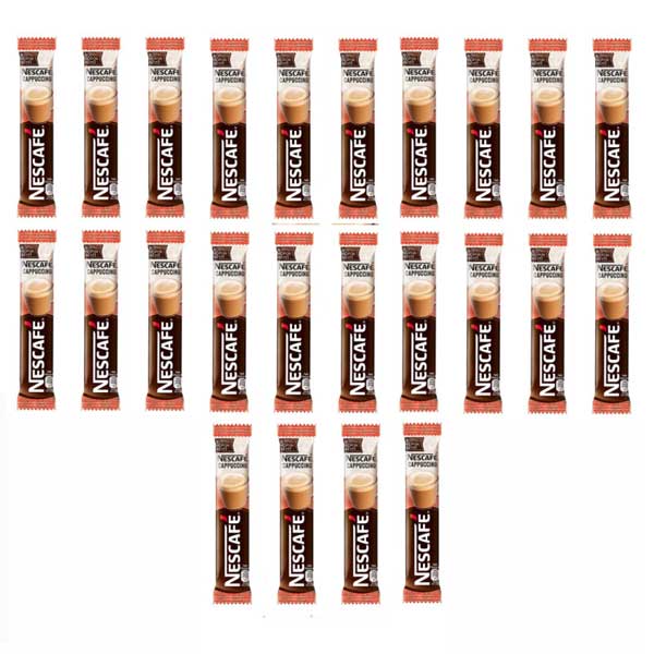 Nescafe-Cappuccino14-grams-pack-24-001 کاپوچینو نسکافه - 14 گرم بسته 24 عددی