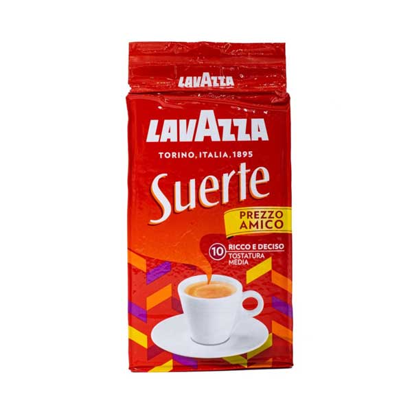 Suerte-Lavazza-coffee-powder-250grams پودر قهوه سوئرته لاواتزا - 250 گرم
