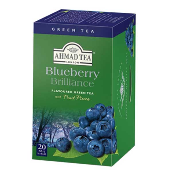 Ahmad-blueberry-green-tea- چای سبز میوه ای احمد مدل Blueberry Brilliance