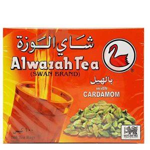 چای سیاه کیسه ای هل دار الوزه بسته 100 عددی
