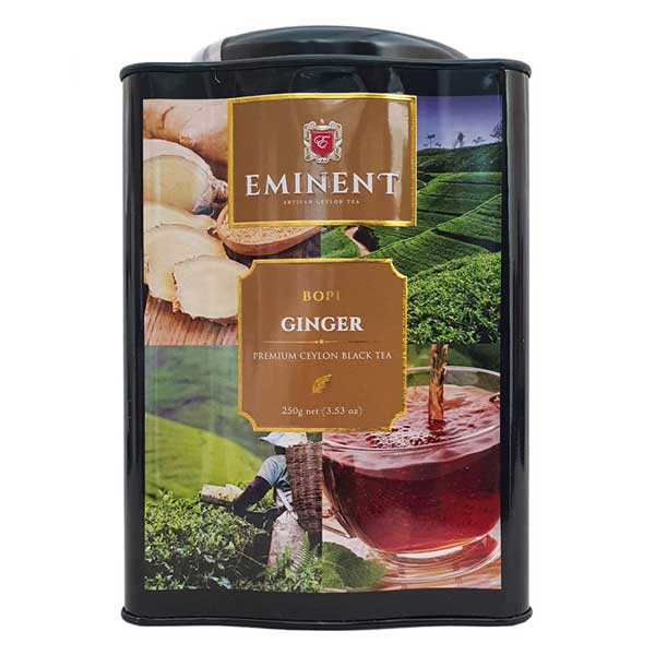 Eminent-black-tea-with-ginger-flavor-250grams چای زنجبیلی امیننت -250 گرم