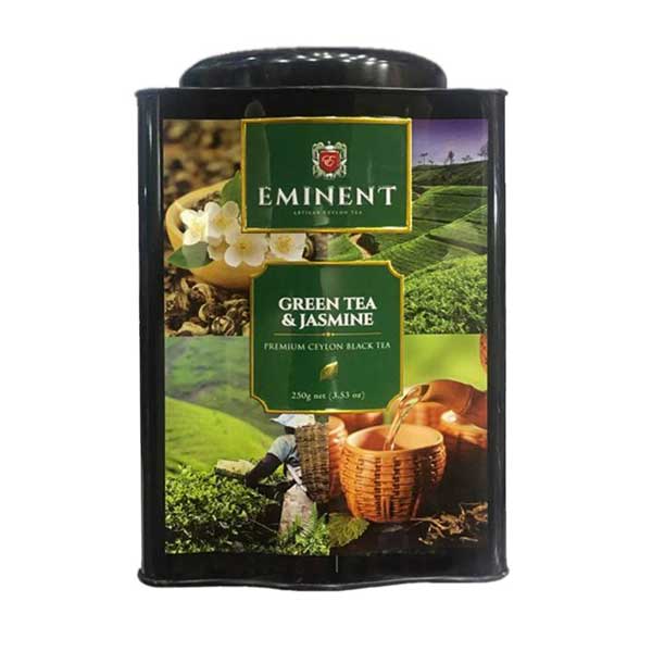 Eminent-jasmine-green-tea-250g چای سبز امیننت با طعم گل یاس-250 گرم
