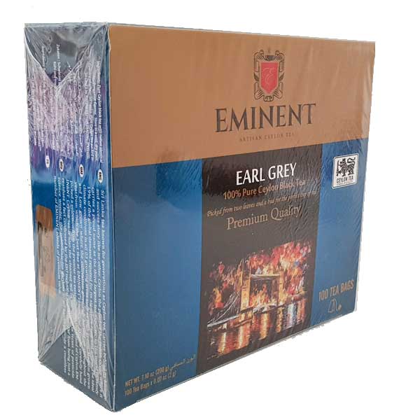 Eminent-tea-bags-earlgrey-100-pieces چای کیسه ای ارل گری امیننت بسته 100 عددی