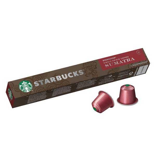 Starbucks-Sumatra-coffee-capsules,-pack-of-10 کپسول قهوه سوماترا استارباکس بسته 10 عددی