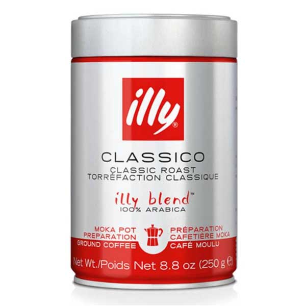 illy-Classico-Mokapati-coffee-powder-250grams پودر قهوه کلاسیکو موکاپاتی ایلی - ۲۵۰ گرم