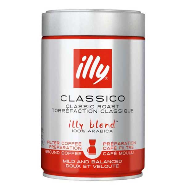 illy-Classico-coffee-powder---250-grams پودر قهوه کلاسیکو ایلی - ۲۵۰ گرم