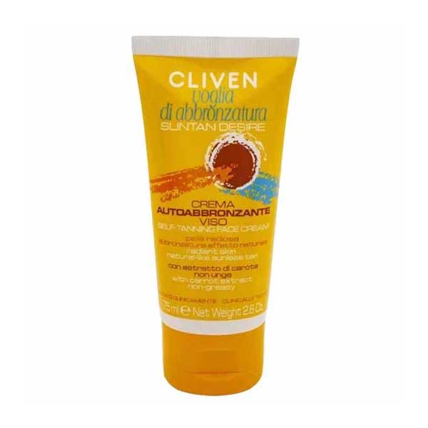 Cliven-Viso-model-bronzing-cream-75-ml کرم برنز کننده کلیون مدل Viso حجم 75 میلی لیتر