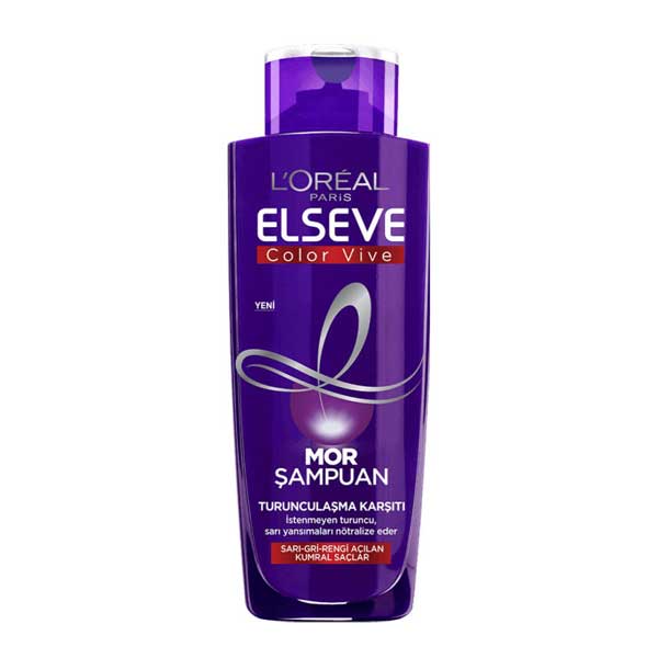 L'Oreal-anti-yellowing-shampoo--200-ml شامپو مو لورآل مدل ضد زردی حجم 200 میلی لیتر