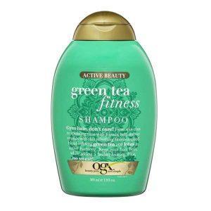 شامپو مو او جی ایکس مدل Green Tea Fitness حجم 400 میلی لیتر