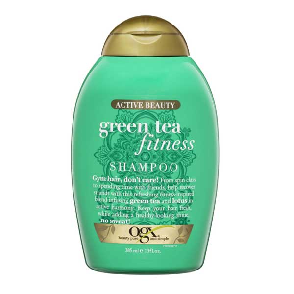 OGX-Green-Tea-Fitness--shampoo-400ml شامپو مو او جی ایکس مدل Green Tea Fitness حجم 400 میلی لیتر