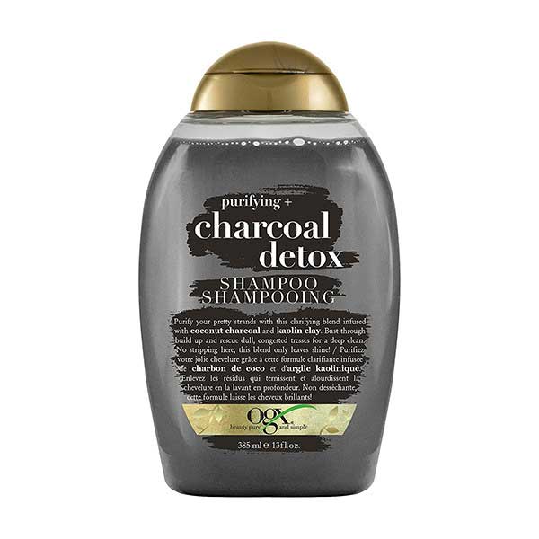 OGX-shampoo-Purifying-&-Charcoal-Detox--385-ml شامپو مو او جی ایکس مدل Purifying & Charcoal Detox حجم 385 میلی لیتر