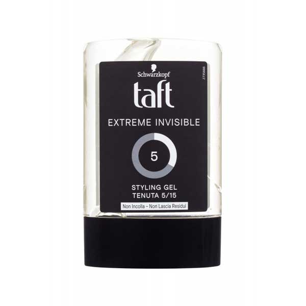 Taft-hair-styling-gel-Extreme-Invisible-5-300-ml ژل حالت دهنده مو تافت مدل Extreme Invisible 5 حجم 300 میلی لیتر