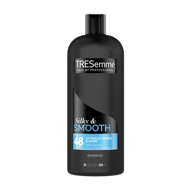 Tresemme-shampoo-silky-and-smooth-828-ml شامپو مو ترزمی مدل Silky and Smooth حجم 828 میلی لیتر