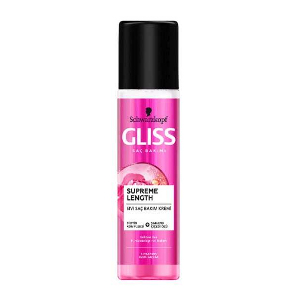 gliss-Superme-Length-hair-spray-200ml اسپری دو فاز مو گلیس مدل Superme Lenght حجم 200 میلی لیتر