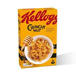 کورن فلکس عسلی مدل Crunchy nut کلاگز 400 گرم kelloggs