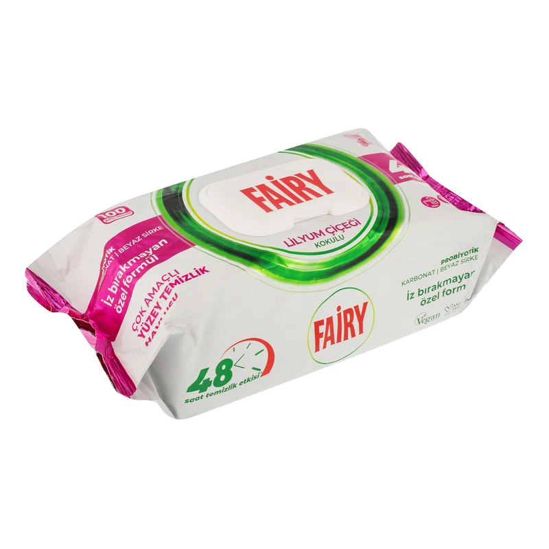 دستمال مرطوب تمیز کننده سطوح فیری مدل Lilyum Flower بسته 100 عددی دستمال مرطوب تمیز کننده سطوح فیری مدل Lilyum Flower بسته 100 عددی
